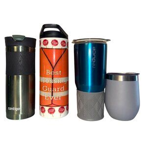 Set Of 4 Travel Tumblers & Coffee Cups
